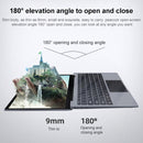 HONGSAMDE HSD1410 Laptop, 14 inch, 8GB+256GB, Windows 10 OS, Intel Celeron J3455 Quad Core up to 2.3GHz, Support TF Card & Bluetooth & WiFi & HDMI, US Plug(Silver Grey)