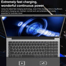 HONGSAMDE HSD1410 Laptop, 14 inch, 8GB+256GB, Windows 10 OS, Intel Celeron J3455 Quad Core up to 2.3GHz, Support TF Card & Bluetooth & WiFi & HDMI, US Plug(Silver Grey)