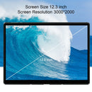 F123 2 in 1 Tablet PC, 12.3 inch, 8GB+128GB, Windows10 Intel Celeron N4125 Quad Core 2.0-2.7GHz, with Keyboard, Support Bluetooth & WiFi & TF Card, US Plug