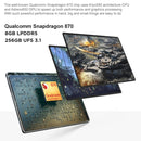Lenovo Xiaoxin Pad Pro 12.6 inch TB-Q706F, 8GB+256GB, Face & Fingerprint Identification, ZUI13 OS (Android 11), Qualcomm Snapdragon 870 Octa Core, US Plug(Dark Gray)