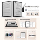 Huawei MatePad Paper HMW-W09 WiFi, 10.3 inch, 4GB+64GB, HarmonyOS 2 HUAWEI Kirin 820E Hexa Core, Support Dual WiFi, OTG, with HUAWEI M-Pencil, Not Support Google Play(Black)