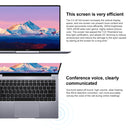 HUAWEI MateBook B5-430 Laptop, 14 inch, 16GB+512GB, Windows 10 Home Chinese Version, Intel Core i5-1135G7 Quad Core, 2K Touch Screen, Support Wi-Fi 6 / Bluetooth / Mini RJ45, US Plug(Dark Gray)
