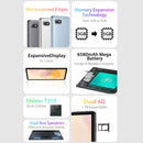 [HK Warehouse] Blackview Tab 7, 10.1 inch, 3GB+32GB, Android 11 Unisoc T310 Quad Core, Support Dual SIM & WiFi & Bluetooth, Network: 4G, Global Version with Google Play, EU Plug(Silver)
