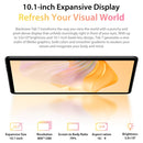 [HK Warehouse] Blackview Tab 7, 10.1 inch, 3GB+32GB, Android 11 Unisoc T310 Quad Core, Support Dual SIM & WiFi & Bluetooth, Network: 4G, Global Version with Google Play, EU Plug(Silver)