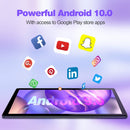 Pritom M10 3G Phone Call Tablet, 10.1 inch, 2GB+32GB, Android 10 SC7731E Quad Core 1.3GHz CPU, Support 2.4G WiFi / Bluetooth, Global Version with Google Play, US Plug(Dark Gray)