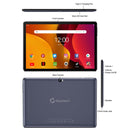 Viaztech V30 Tablet PC, 10.1 inch, 3GB+32GB, Android 11 RK3566 Quad Core CPU, Support 2.4G WiFi / Bluetooth, Global Version with Google Play, US Plug(Dark Gray)
