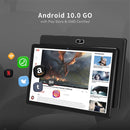 Qunyico Y10 Tablet PC, 10.1 inch, 2GB+32GB, Android 10 Allwinner A100 Quad Core CPU, Support 2.4G WiFi / Bluetooth, Global Version with Google Play, US Plug (Black)