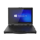 CENAVA W14G Rugged Laptop, 14 inch, 16GB+256GB, IP67 Waterproof Shockproof Dustproof, Windows10 Intel Core i7-8550U Quad Core, Support Fingerprint Login/GPS/WiFi/BT(Black)