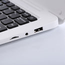 1011-A64 F1 Laptop, 10.1 inch, 2GB+32GB, Android 7.1 OS, Allwinner A64 Quad Core 1.3GHz CPU, Support SD Card & Bluetooth & WiFi & Mini HDMI, US Plug (White)