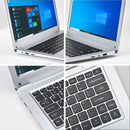 F3 Laptop, 12.5 inch, 4GB+64GB, Windows 10 OS, Intel Celeron N3350 Dual Core CPU 1.44Ghz-1.92GHz , Support TF Card & Bluetooth & WiFi & HDMI, US Plug (Silver)