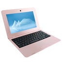 F5 Laptop, 10.1 inch, 1GB+8GB, Android 6.0 OS, Allwinner A33 Quad Core 1.8GHz CPU, Support SD Card & Bluetooth & WiFi & RJ45, US Plug (Pink)
