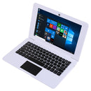 PC-A133 10.1 inch Laptop, 2GB+64GB, Android 12.0 OS, Allwinner A133 Quad Core CPU, Support TF Card & Bluetooth & WiFi, EU Plug(White)