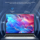 F22 Laptop, 13.5 inch, 8GB+128GB, Fingerprint Unlock, Windows 10 OS, Intel Core i3-1005G1 Dual Core 1.2-3.4Ghz, 2K Full HD Srceen, Support TF Card & Bluetooth & WiFi, US Plug (Grey)