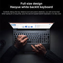 HONGSAMDE HSDQ156 Ultrabook, 15.6 inch, 12GB+256GB, Fingerprint Unlock, Windows 10 Intel Celeron J4115 Quad Core, Support TF Card & HDMI, US Plug(Silver)