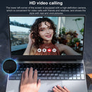 HONGSAMDE HSDQ156 Ultrabook, 15.6 inch, 12GB+256GB, Fingerprint Unlock, Windows 10 Intel Celeron J4115 Quad Core, Support TF Card & HDMI, US Plug(Silver)