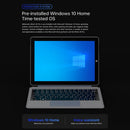 ALLDOCUBE iWork 20 Pro i1025 Tablet, 10.5 inch, 8GB+128GB, Windows 10 Intel Gemini Lake N4120 Quad-core 1.1-2.6GHz, with Keyboard, Support TF Card & Dual Band WiFi & Bluetooth, EU Plug (Black+Gray)