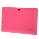 Q88 Kids Education Tablet PC, 7.0 inch, 1GB+8GB, Android 4.4 Allwinner A33 Quad Core, WiFi, Bluetooth, OTG, FM, Dual Camera, with Silicone Case (Pink)