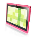 Q88 Kids Education Tablet PC, 7.0 inch, 1GB+8GB, Android 4.4 Allwinner A33 Quad Core, WiFi, Bluetooth, OTG, FM, Dual Camera, with Silicone Case (Pink)