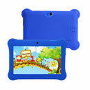 Q88 Kids Education Tablet PC, 7.0 inch, 1GB+8GB, Android 4.4 Allwinner A33 Quad Core, WiFi, Bluetooth, OTG, FM, Dual Camera, with Silicone Case (Blue)
