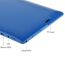 Q88 Kids Education Tablet PC, 7.0 inch, 1GB+8GB, Android 4.4 Allwinner A33 Quad Core, WiFi, Bluetooth, OTG, FM, Dual Camera, with Silicone Case (Blue)