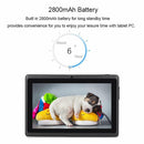 Q88 Kids Education Tablet PC, 7.0 inch, 1GB+8GB, Android 4.4 Allwinner A33 Quad Core, WiFi, Bluetooth, OTG, FM, Dual Camera, with Silicone Case (Blue)