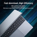 HONGSAMDE HSD1560 Notebook, 15.6 inch, 8GB+512GB, Fingerprint Unlock, Windows 10 Intel Core i7 Quad Core, Support TF Card & Bluetooth & WiFi & HDMI, US Plug(Silver)