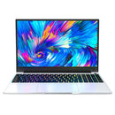 HONGSAMDE HSD1560 Notebook, 15.6 inch, 12GB+128GB, Fingerprint Unlock, Windows 10 Intel Core i7 Quad Core, Support TF Card & Bluetooth & WiFi & HDMI, US Plug(Silver)