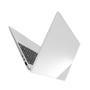 HONGSAMDE HSDQ156 Ultrabook, 15.6 inch, 8GB+128GB, Windows 10 Intel Celeron J3455 Quad Core Up to 2.5GHz, Support TF Card & Bluetooth & Dual WiFi & Mini HDMI, US Plug(Silver)