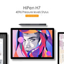 CHUWI HiPen H7 4096 Pressure Levels Sensitivity Metal Body Stylus Pen for Surpad / UBOOK X / Ubook Pro / New UBOOK / New Hi10 X / Hi10 XR / Hi10 Go (WMC0436, WMC0389, WMC0273, WMC0372, WMC0374, WMC7273, WMC0409, WMC1410)(Dark Gray)