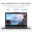 CHUWI LarkBook Laptop, 13.3 inch, 8GB+256GB, Windows 10, Intel Celeron N4120 64-bit Quad Core 1.1GHz-2.6GHz, Support Dual Band WiFi / Bluetooth / TF Card Extension / Mini HDMI (Dark Gray)