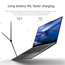 CHUWI LarkBook Laptop, 13.3 inch, 8GB+256GB, Windows 10, Intel Celeron N4120 64-bit Quad Core 1.1GHz-2.6GHz, Support Dual Band WiFi / Bluetooth / TF Card Extension / Mini HDMI (Dark Gray)