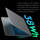 CHUWI LarkBook X Laptop, 14 inch, 8GB+256GB, Windows 10, Intel Celeron N5100 Quad Core 1.1GHz-2.8GHz, Support Dual Band WiFi / Bluetooth / TF Card Extension (Dark Gray)