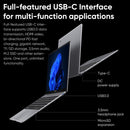 CHUWI LarkBook X Laptop, 14 inch, 8GB+256GB, Windows 10, Intel Celeron N5100 Quad Core 1.1GHz-2.8GHz, Support Dual Band WiFi / Bluetooth / TF Card Extension (Dark Gray)