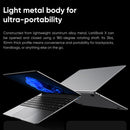 CHUWI LarkBook X Laptop, 14 inch, 8GB+256GB, Windows 10, Intel Celeron N5100 Quad Core 1.1GHz-2.8GHz, Support Dual Band WiFi / Bluetooth / TF Card Extension (Dark Gray)