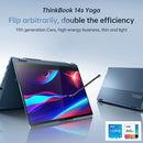 Lenovo ThinkBook 14s Yoga 1JCD Laptop, 14 inch, 16GB+512GB, Windows 10 Professional Edition, Intel Core i5-1135G7 Quad Core up to 4.2GHz, Support WiFi 6 & Bluetooth & HDMI, US Plug (Blue)