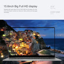 Hongsamde Ultrabook, 15.6 inch, 8GB+128GB, Windows 10 OS, Intel Celeron J3455 Quad Core, Support WiFi / Bluetooth / TF Card Extension / Mini HDMI(Silver)