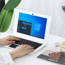 3350 10.1 inch Laptop, 3GB+32GB, Windows 10 OS, Intel Celeron N3350 Dual Core CPU 1.1Ghz-2.4Ghz, Support & Bluetooth & WiFi & HDMI, EU Plug(White)