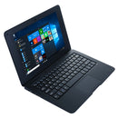 3350 10.1 inch Laptop, 6GB+64GB, Windows 10 OS, Intel Celeron N3350 Dual Core CPU 1.1-2.4Ghz, Support & Bluetooth & WiFi & HDMI, EU Plug(Black)