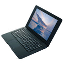 A64 10.1 inch Laptop, 2GB+16GB, Android 7.1, Allwinner A64 Quad Core CPU 1.3Ghz, Support Bluetooth & WiFi & HDMI, EU Plug(Black)
