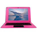 A64 10.1 inch Laptop, 2GB+16GB, Android 7.1, Allwinner A64 Quad Core CPU 1.3Ghz, Support Bluetooth & WiFi & HDMI, EU Plug(Pink)