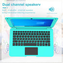 A64 10.1 inch Laptop, 2GB+16GB, Android 7.1, Allwinner A64 Quad Core CPU 1.3Ghz, Support Bluetooth & WiFi & HDMI, EU Plug(Black)