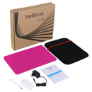 A64 10.1 inch Laptop, 2GB+32GB, Android 7.1, Allwinner A64 Quad Core CPU 1.3Ghz, Support Bluetooth & WiFi & HDMI, EU Plug(Pink)