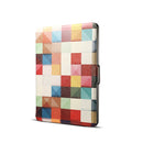 Colors Magic Cube Print Horizontal Flip PU Leather Protective Case for Amazon Kindle Paperwhite 1 & 2 & 3 with Sleep / Wake-up