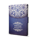European Flower Vine Print Horizontal Flip PU Leather Protective Case for Amazon Kindle Paperwhite 1 & 2 & 3 with Sleep / Wake-up