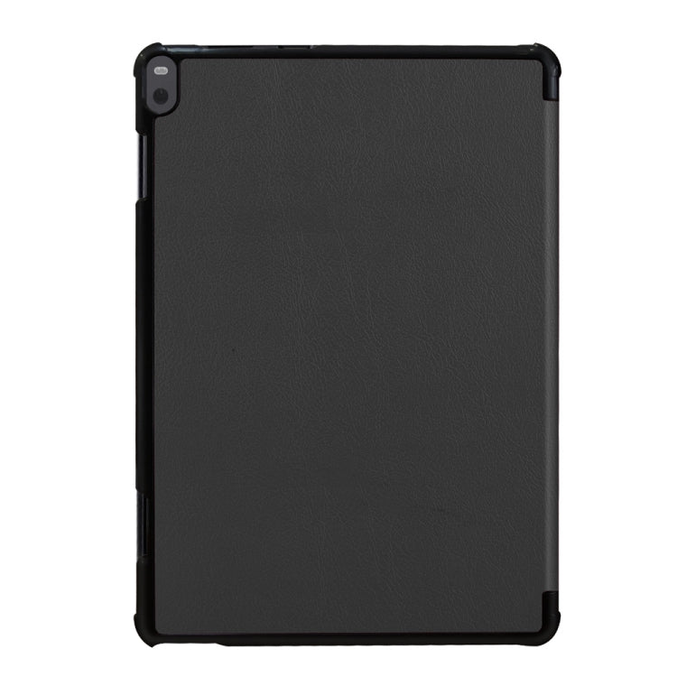 Custer Texture Horizontal Deformation Flip Leather Case for Lenovo Tab P10 10.1 inch with Three-folding Holder & Sleep / Wake-up Function (Black)
