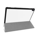 Custer Texture Horizontal Deformation Flip Leather Case for Lenovo Tab P10 10.1 inch with Three-folding Holder & Sleep / Wake-up Function (White)