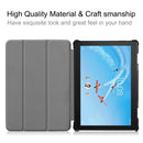 Custer Texture Horizontal Deformation Flip Leather Case for Lenovo Tab P10 10.1 inch with Three-folding Holder & Sleep / Wake-up Function (White)