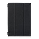 3-folding Custer Texture Deformation Flip Leather Case for Lenovo Tab M10 TB-X605F / X505F(Black)