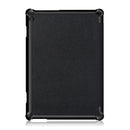 3-folding Custer Texture Deformation Flip Leather Case for Lenovo Tab M10 TB-X605F / X505F(Black)