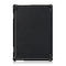 3-folding Custer Texture Deformation Flip Leather Case for Lenovo Tab M10 TB-X605F / X505F(Black)